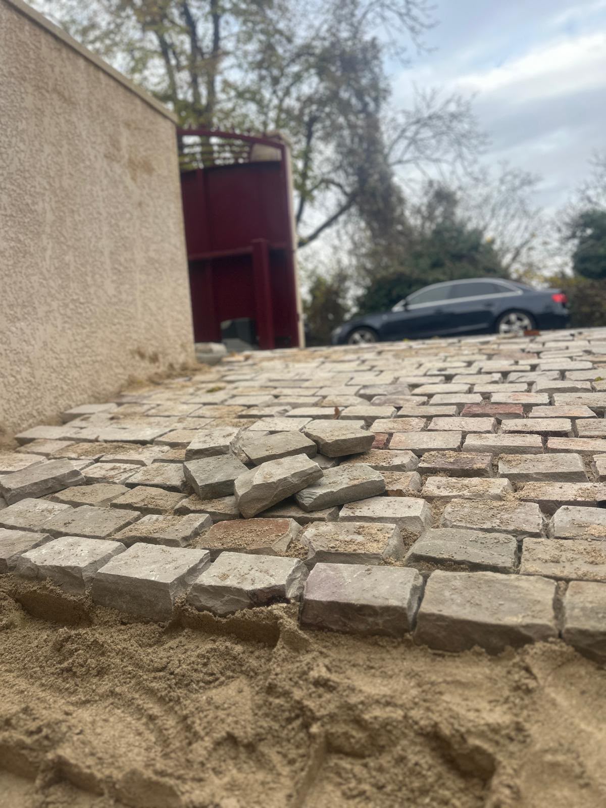 Pose ou réparation de pavés