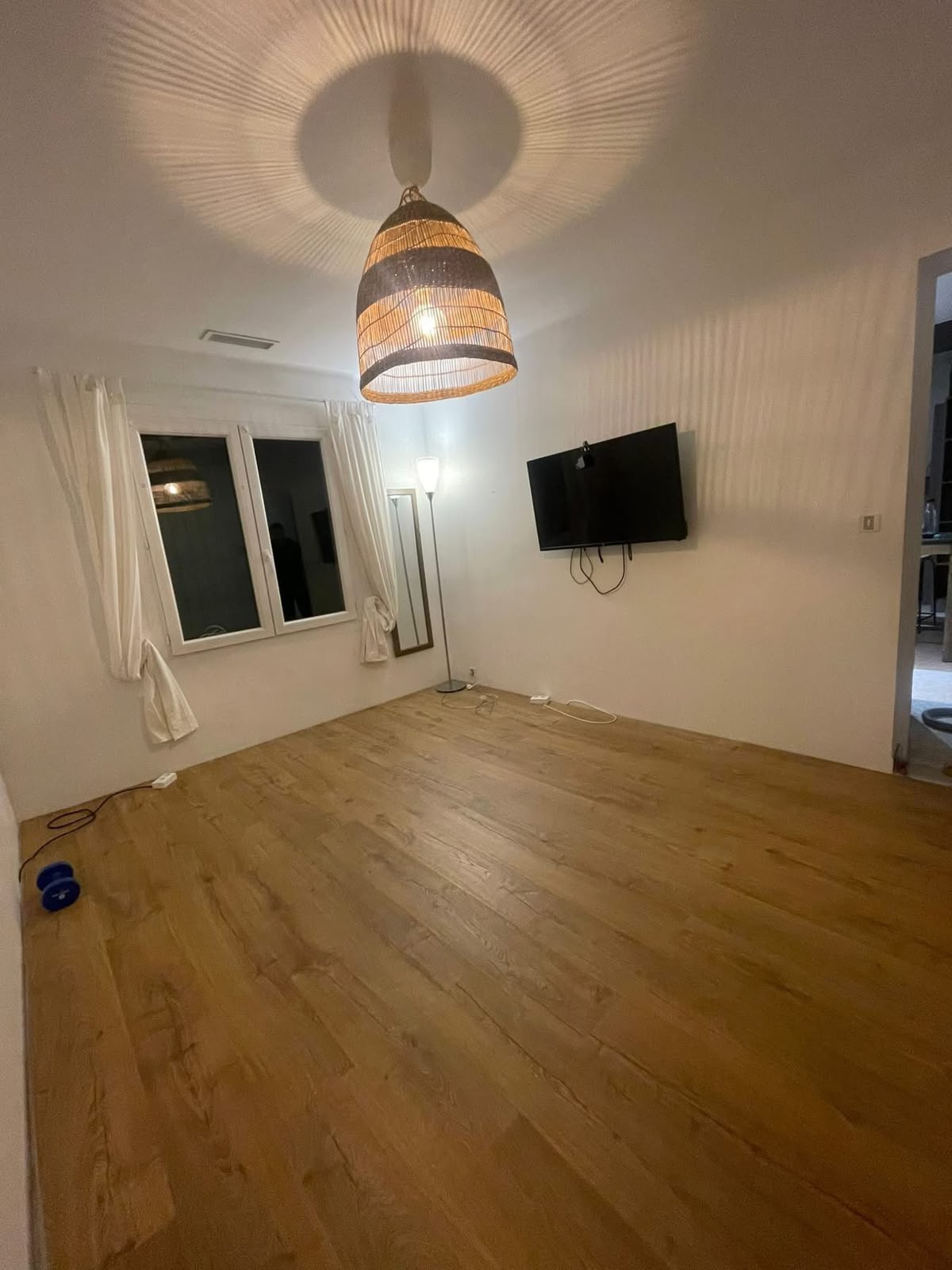 Pose de parquet sur lambourdes et résultat