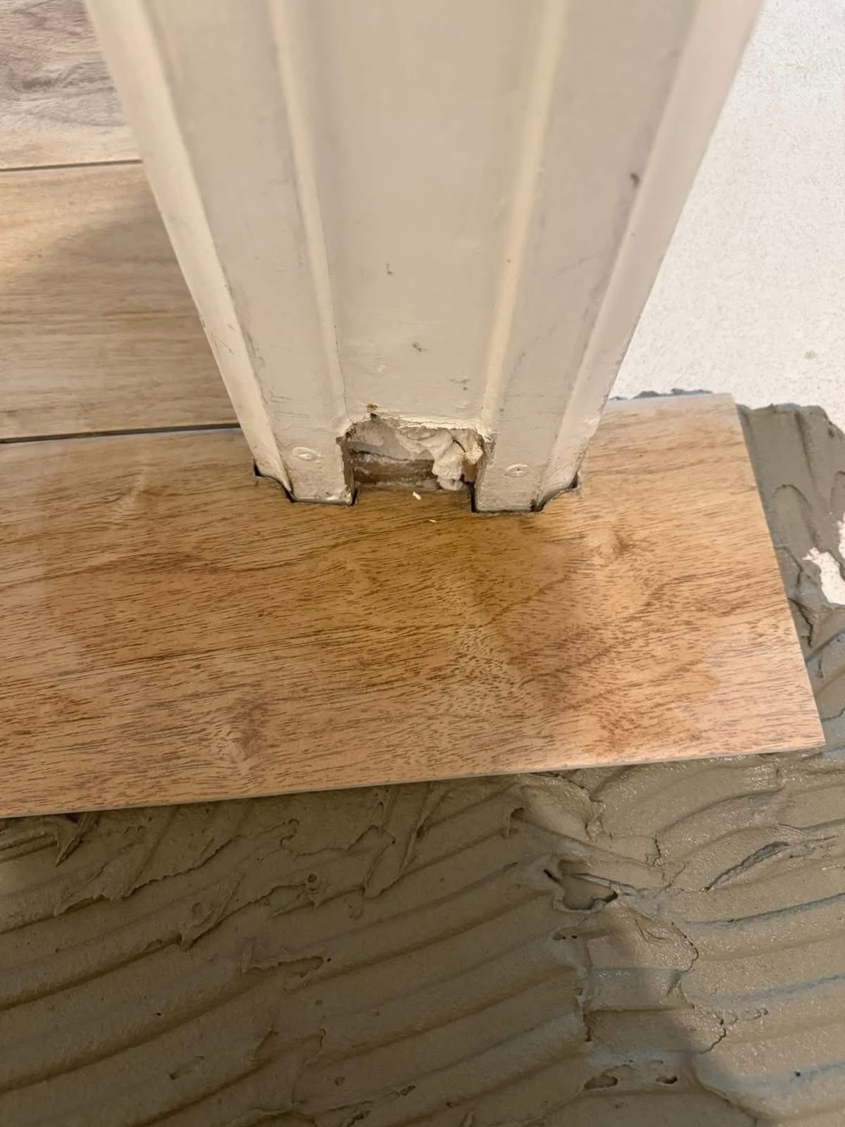 Parquet posé ou en finition