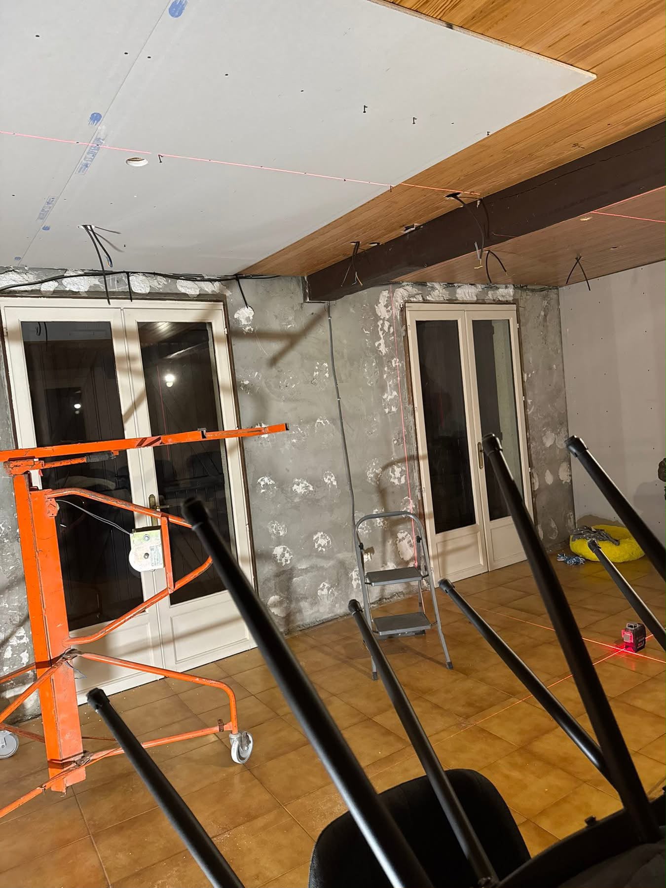 Transformation complète de pièce de vie