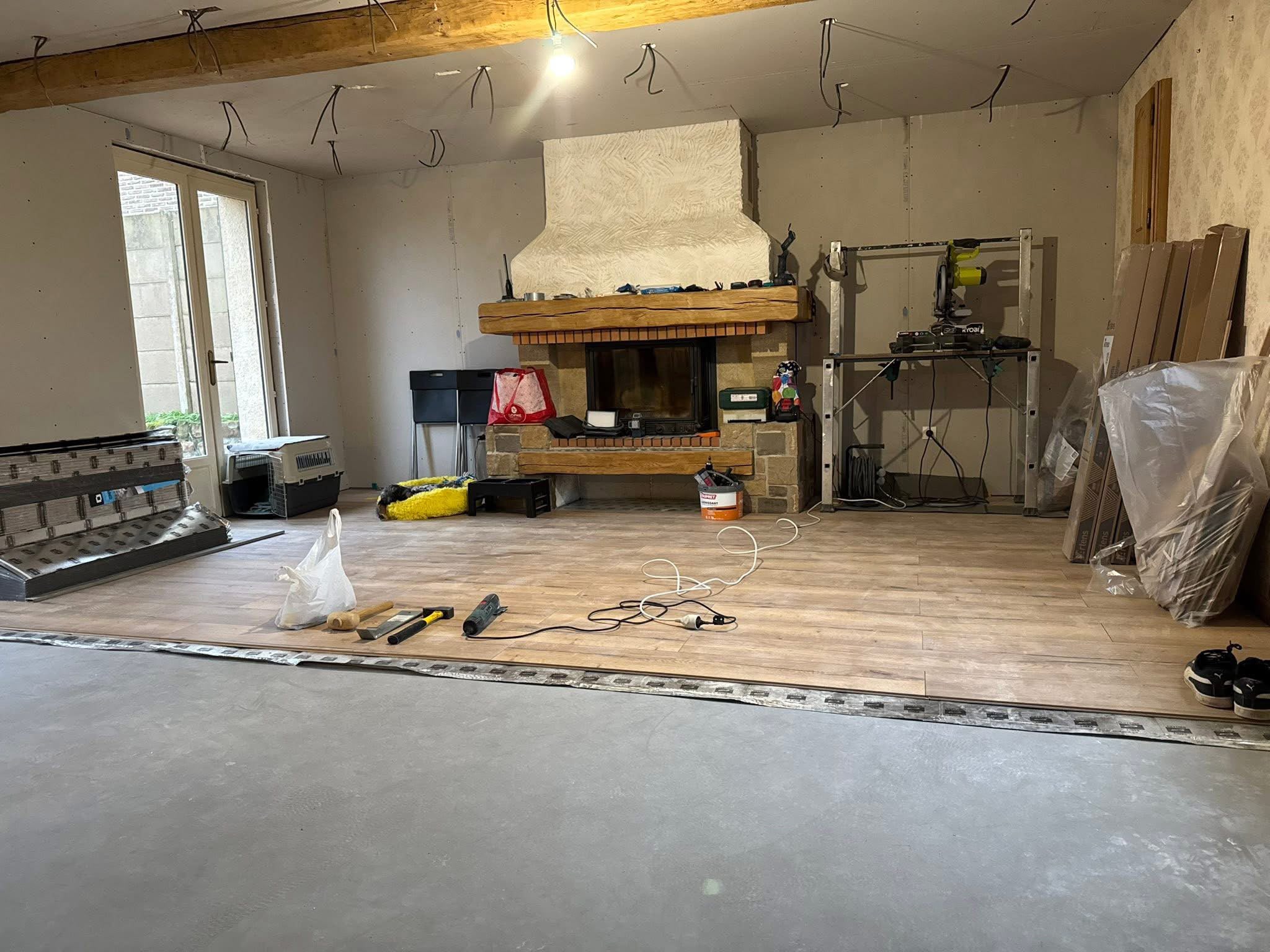 Transformation complète de pièce de vie