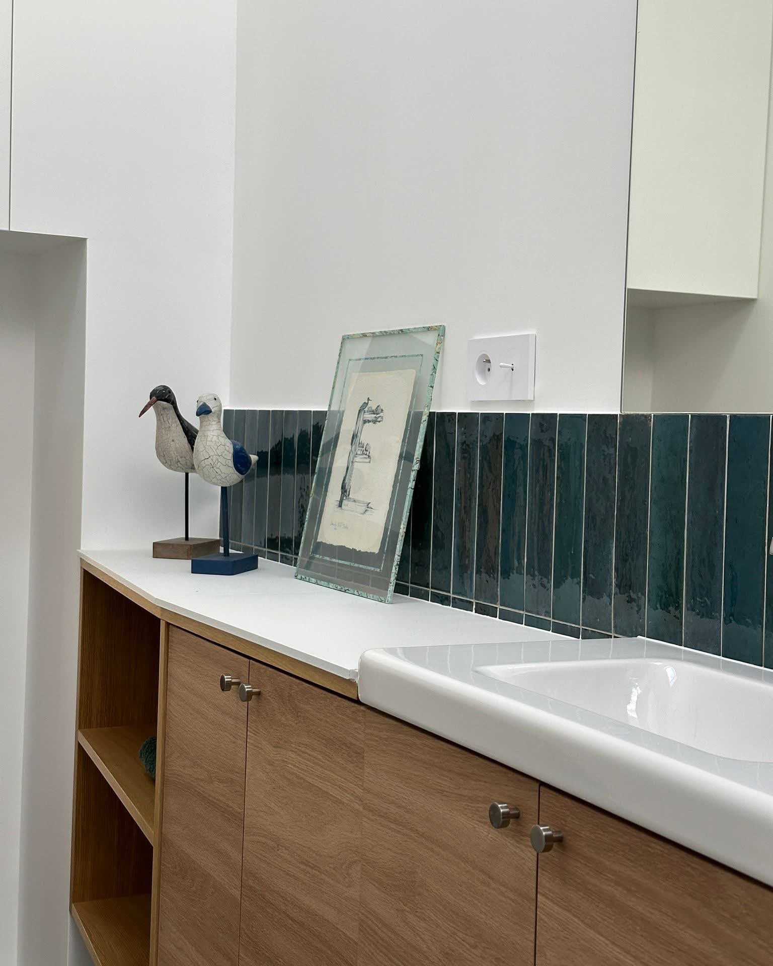 Salle d’eau, meuble vasque et finitions