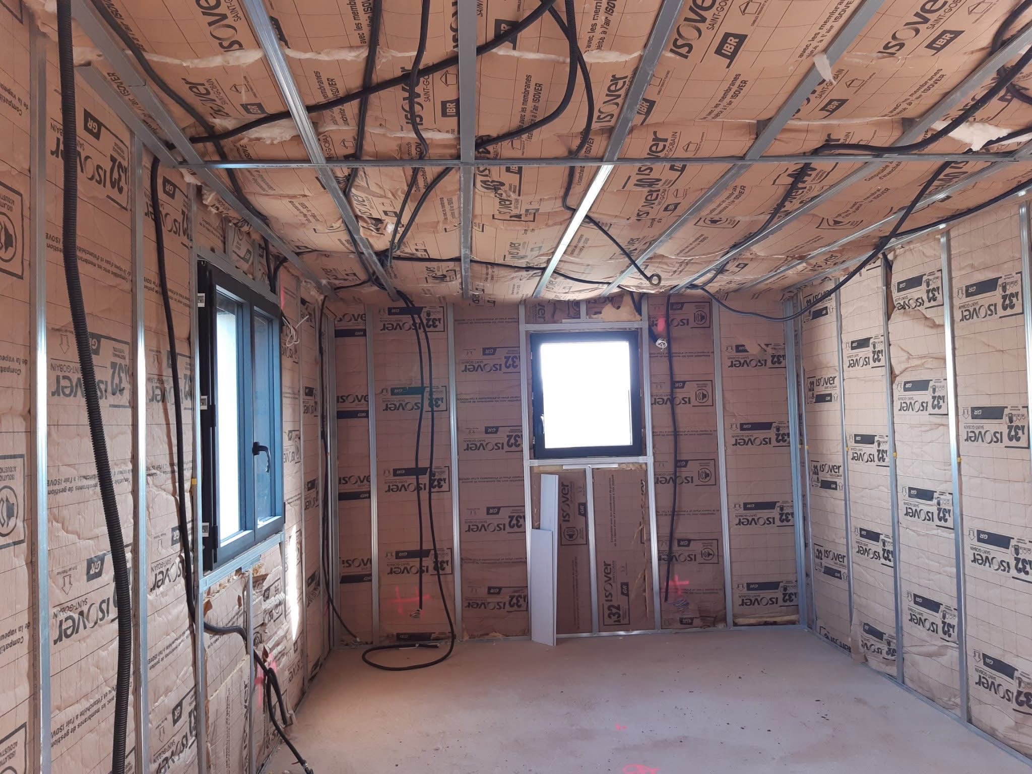 Traitement des parois – réalisation GLOBAL CONSTRUCTION