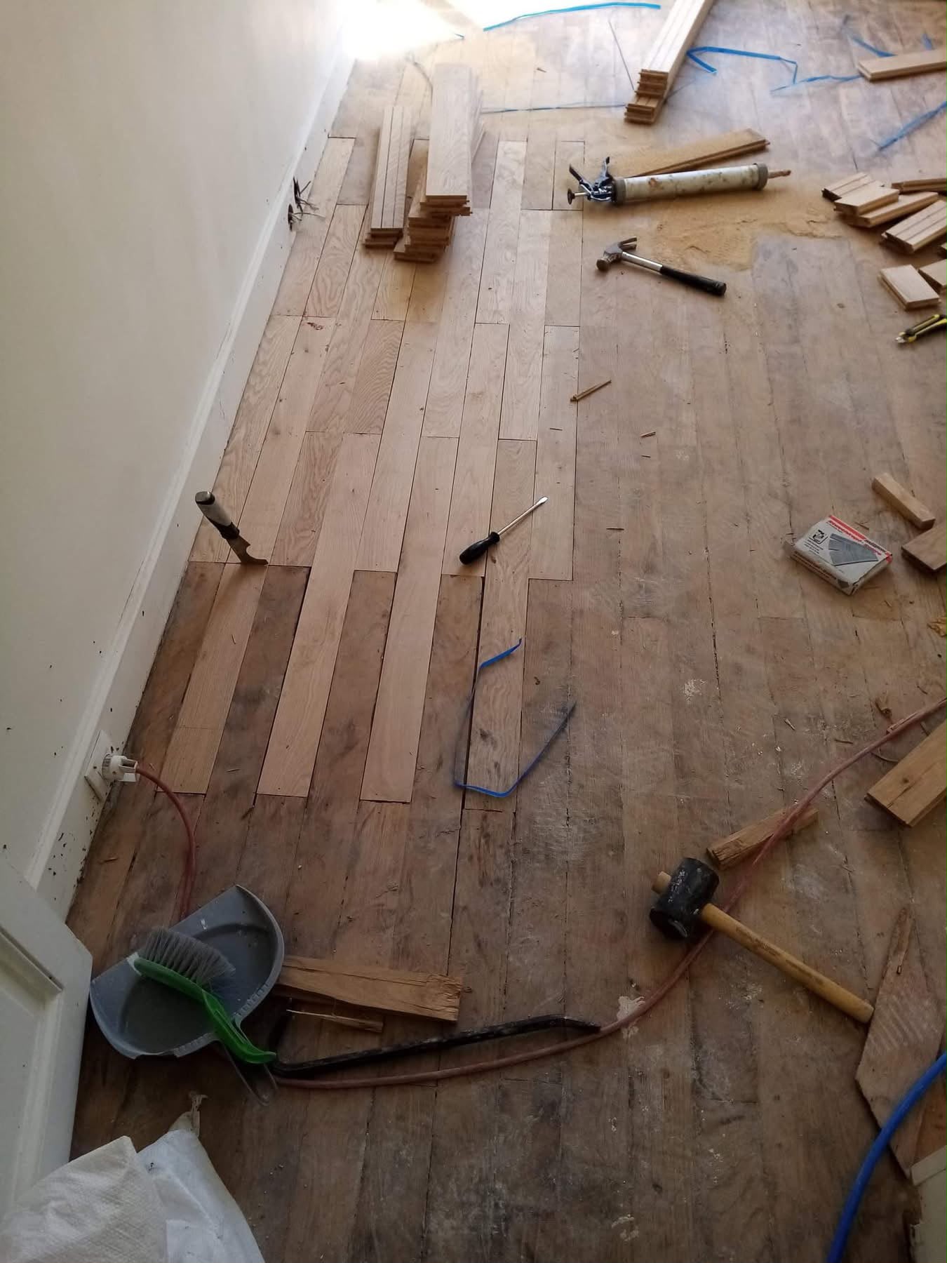 Pose de parquet