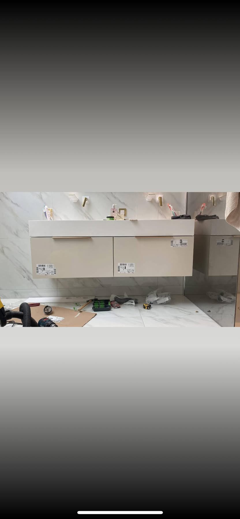 Cuisine en travaux