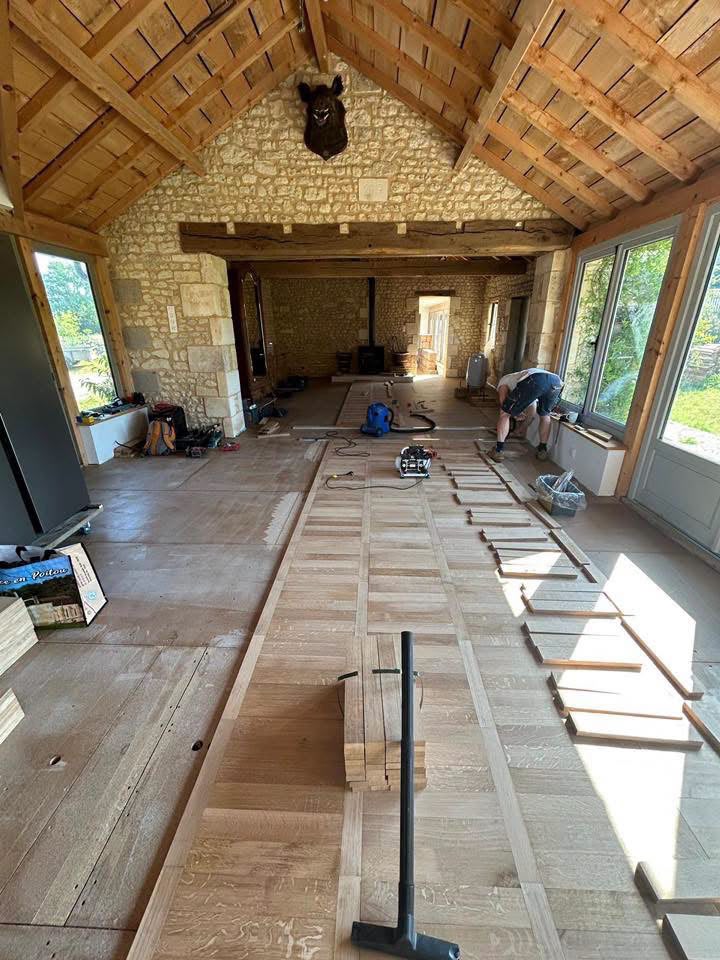 Parquet en pose et fini