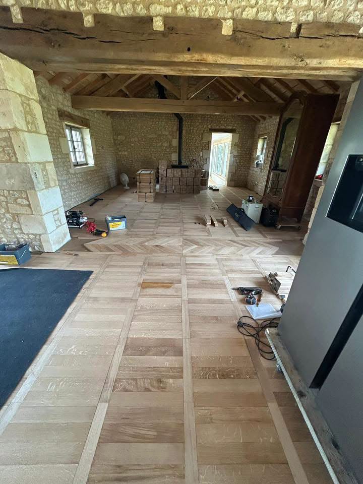 Pose de parquet