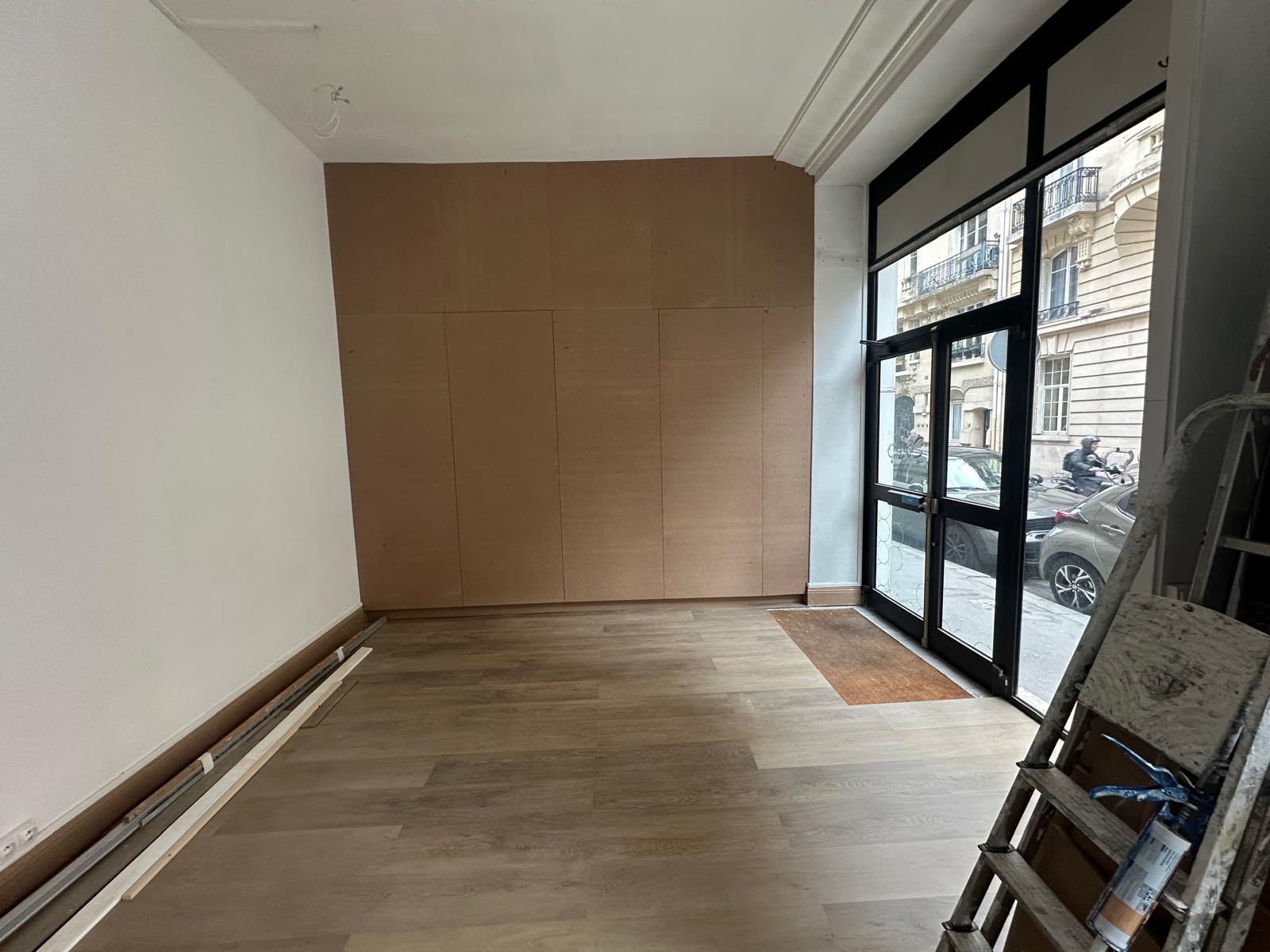 Pièce rénovée et agencement