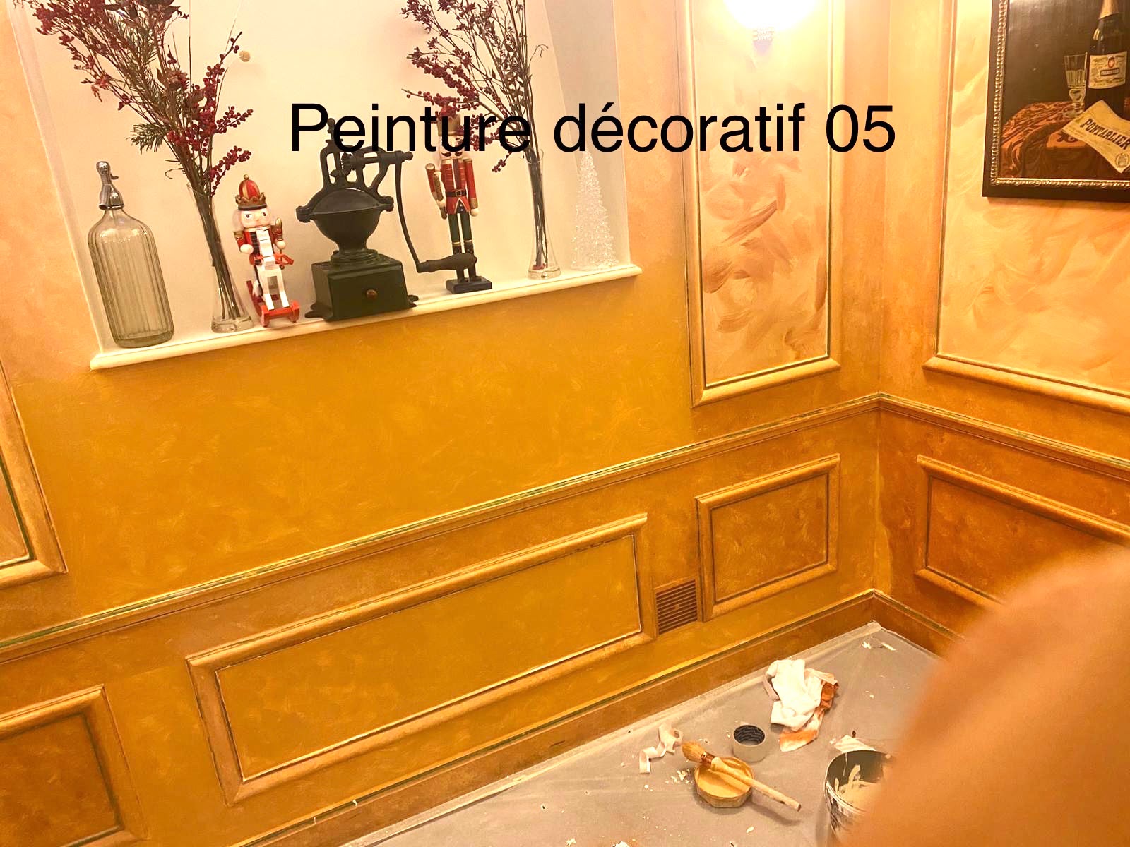 Décor mural peint