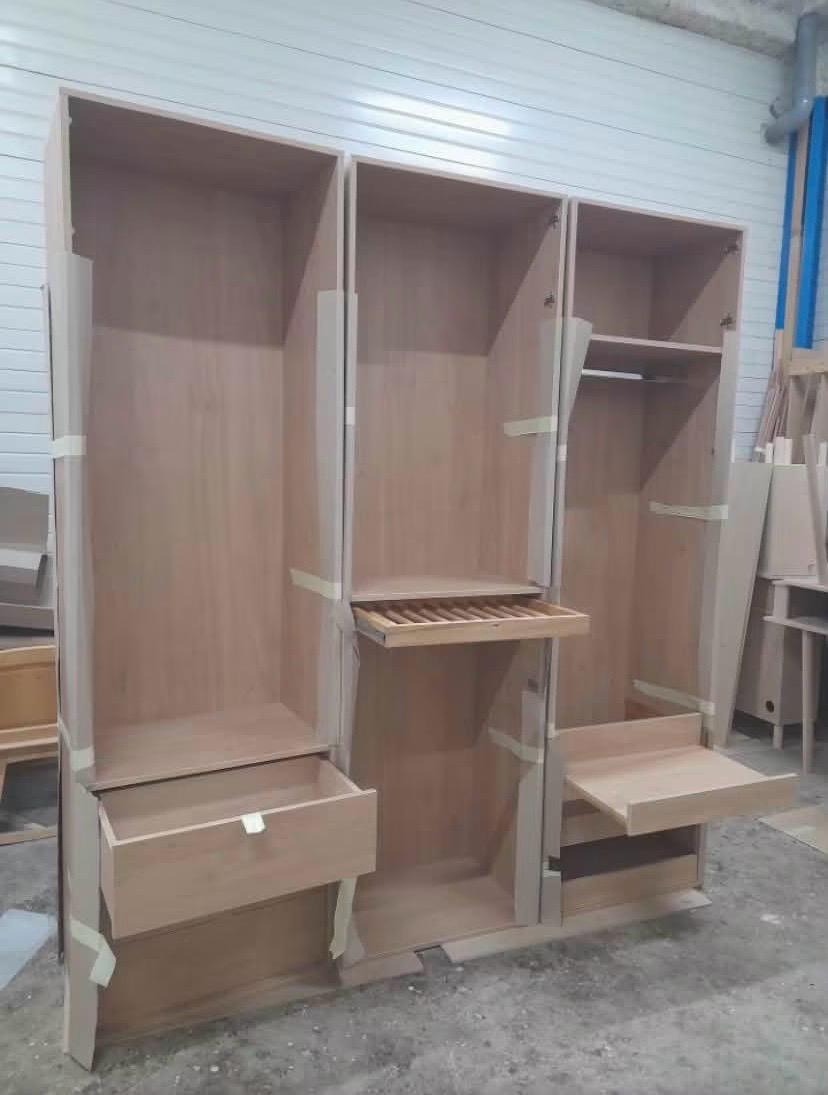 Structure de terrasse bois en préparation